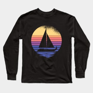 retro sunny beach in Philadelphia Long Sleeve T-Shirt